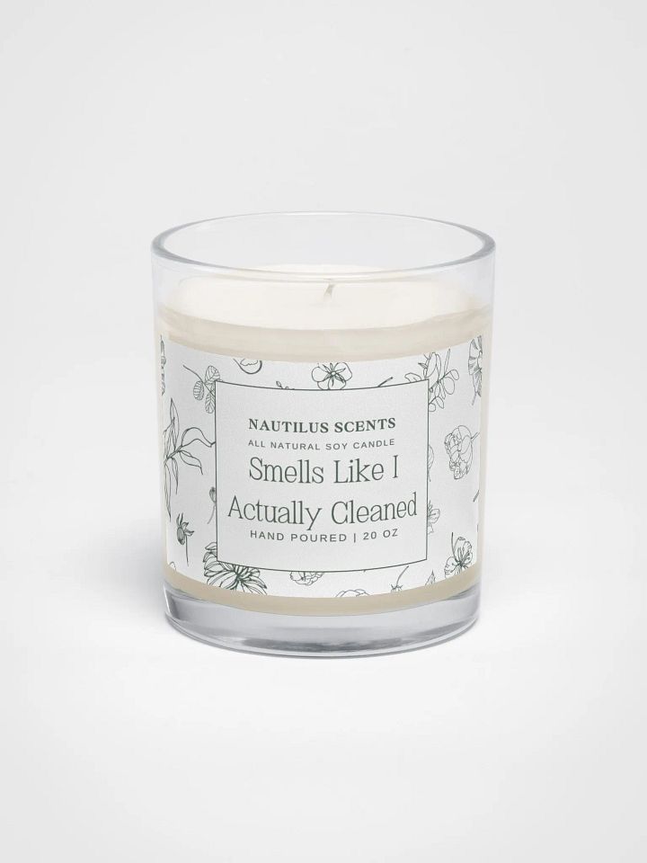 Nautilus Natural Soy Candle: Smells Like I Actually Cleaned product image (1)