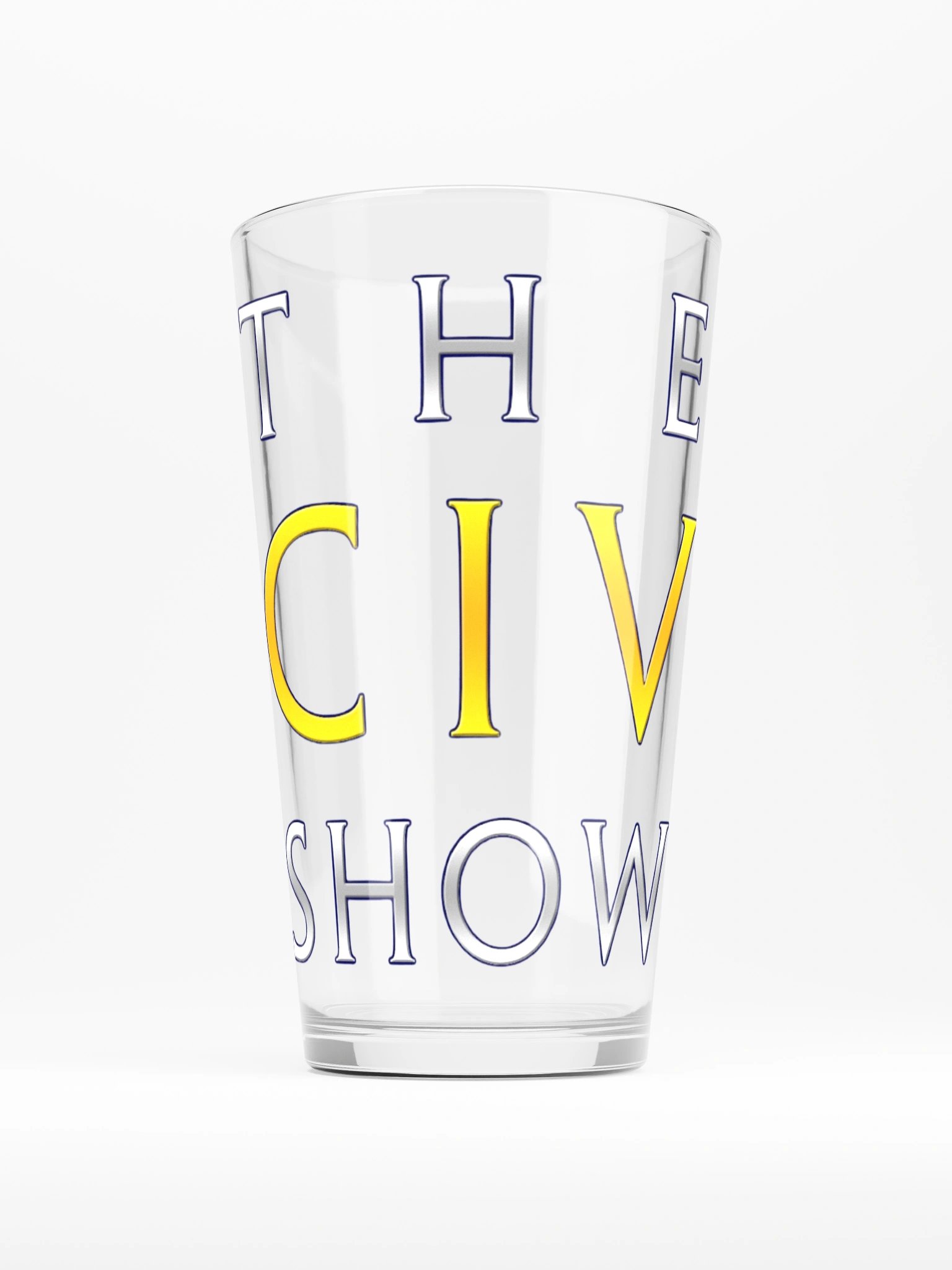 Civ Show Pint Glass product image (1)