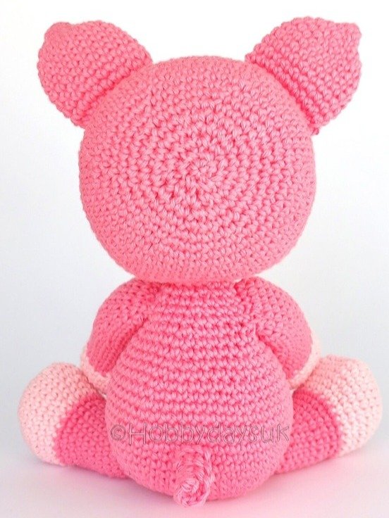 UK PATTERN - Amigurumi Crochet Pig product image (3)