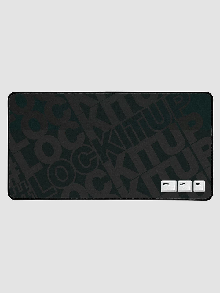 #LOCKITUP CTRL-ALT-DEL - Deskmat (Black) product image (1)