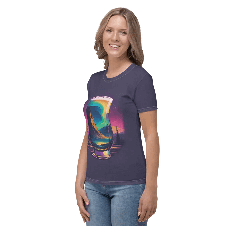 Beer Sunset All Over Print T-shirt product image (7)