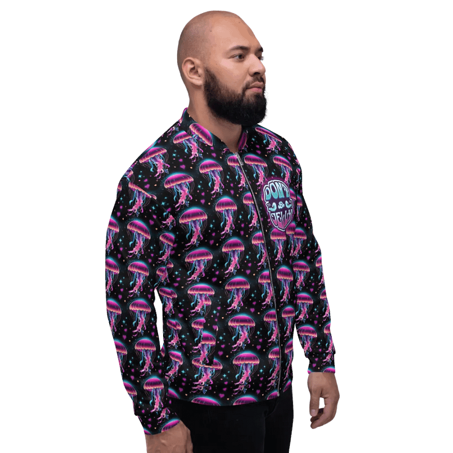 Funny Jellyfish All Over Print Bomber Jacket product image (7)