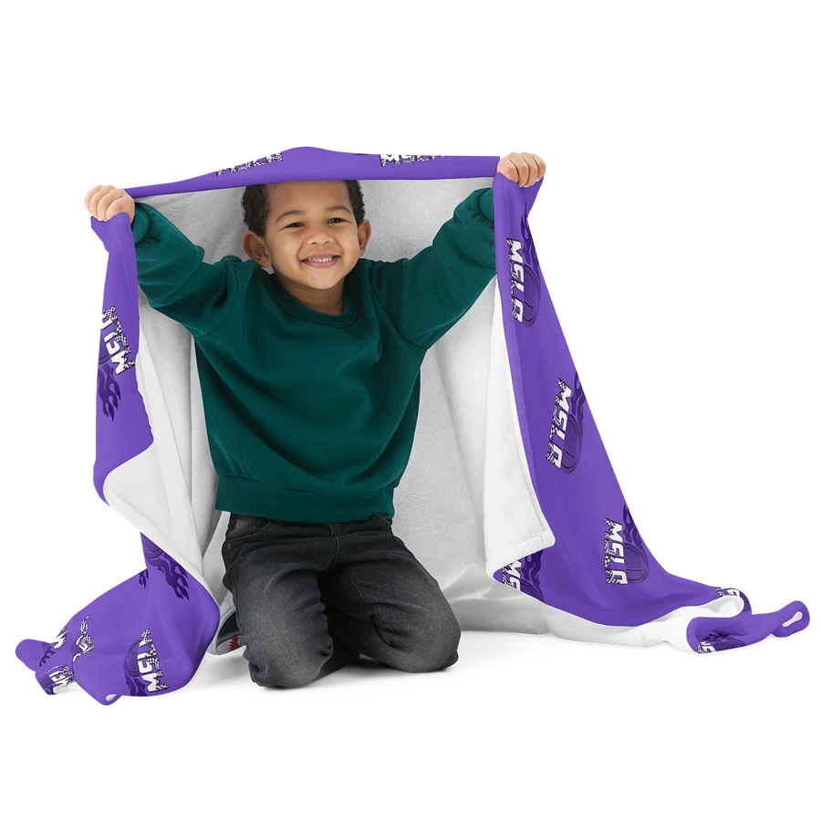 MSLA Purple Throw Blanket product image (14)