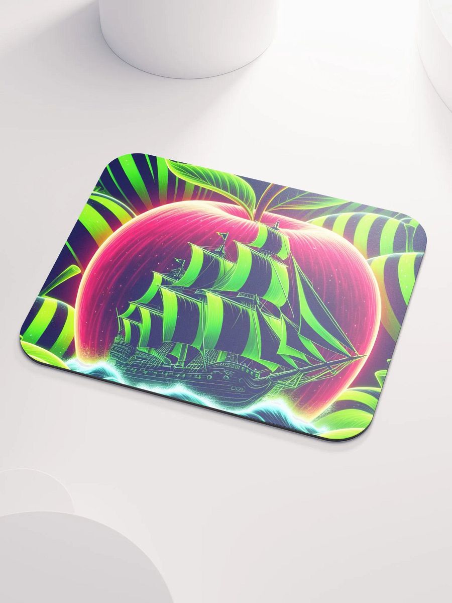 Neon Apple Dreams Mouse Pad product image (3)