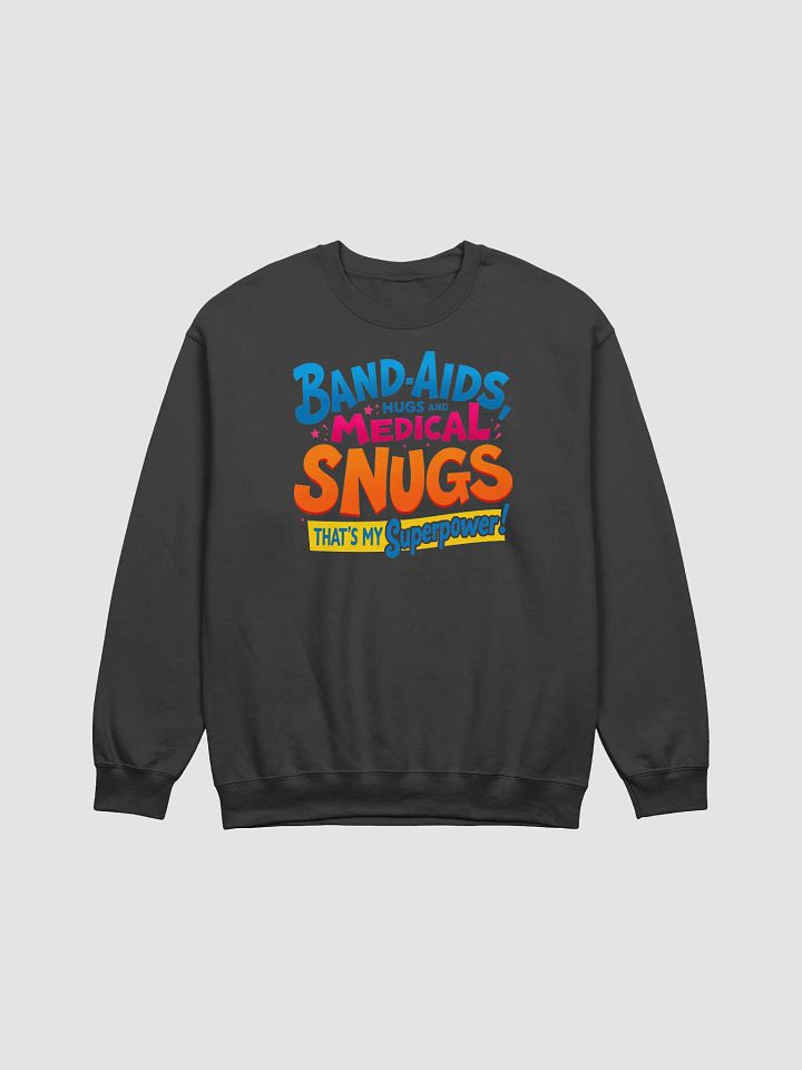 medical snugs, band aids, my superpower Crewneck Sweatshirt product image (4)
