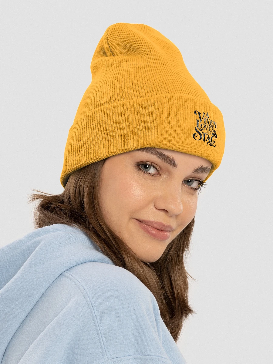 A Vixen Loves Her Stag Embroidered Beanie product image (15)