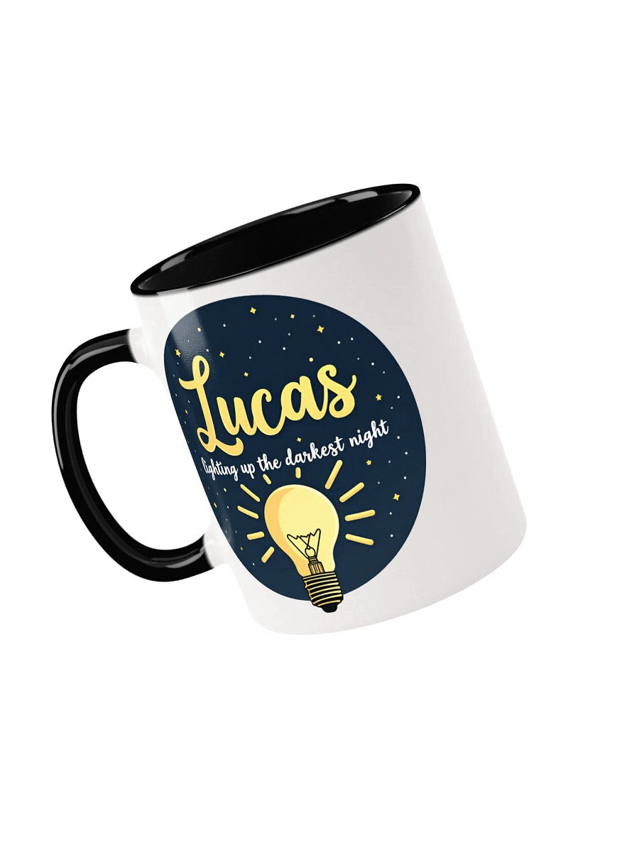 Lucas, Lighting Up the Darkest Night - Personalized Coffee Mug for the Brightest Spirits product image (3)