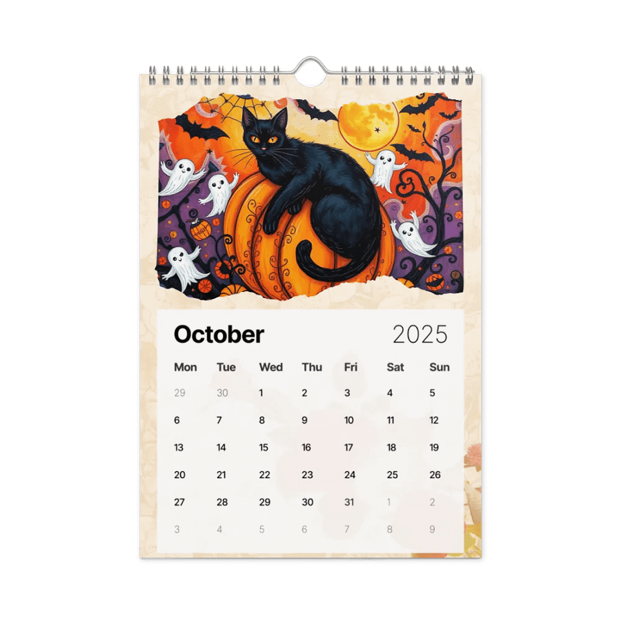 FOLK ART WALL CALENDAR 2025 product image (12)