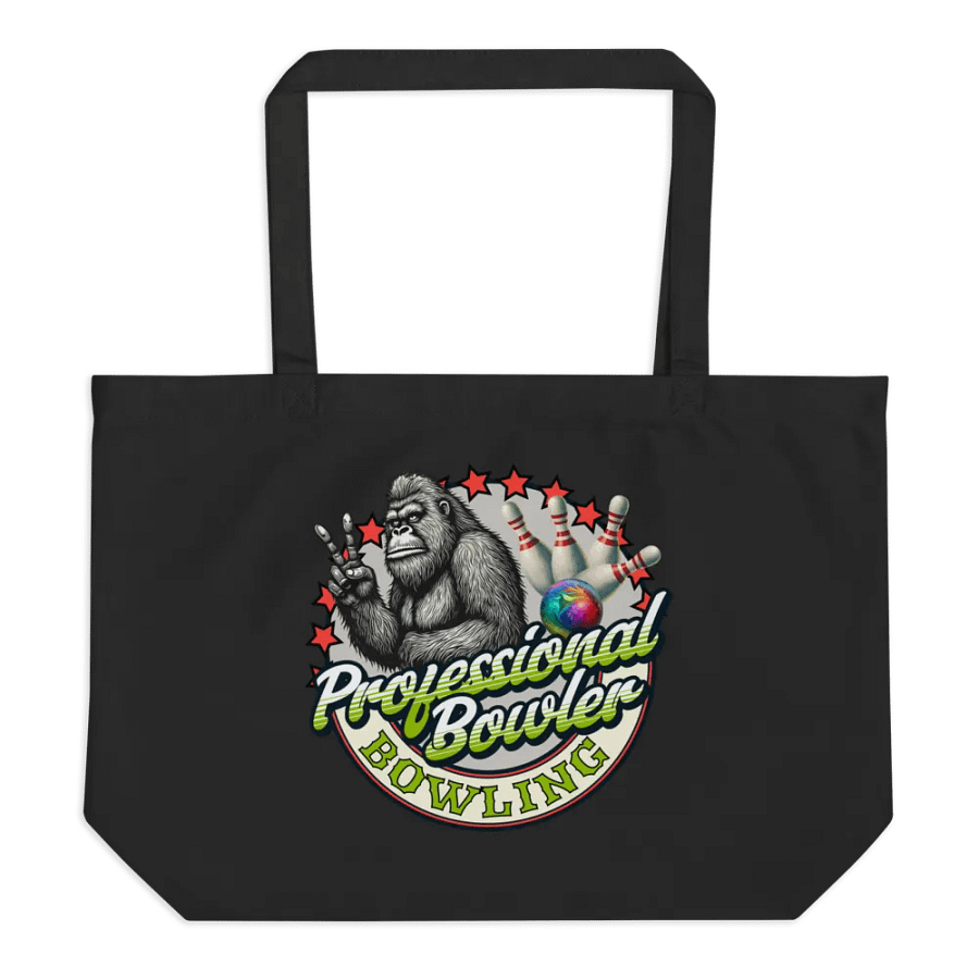Professional Bowler Sasquatch Bowling Champ Tote Bag product image (1)