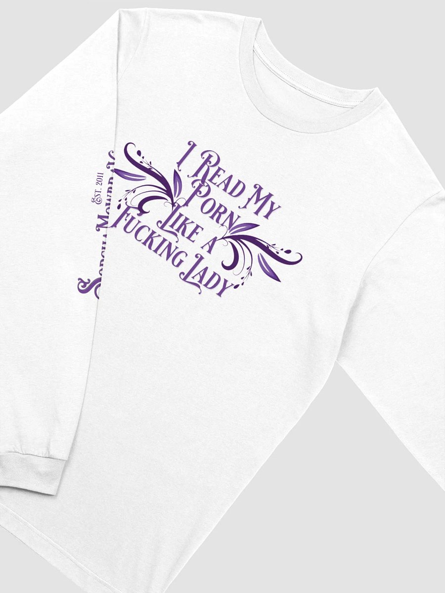 Long Sleeve T-Shirt - I Read My P*rn product image (3)