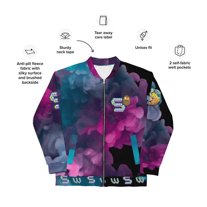 Spuddyfied All-Over Print Bomber Jacket product image (1)