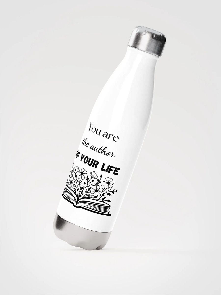 'You Are the Author' Steel Water Bottle product image (4)