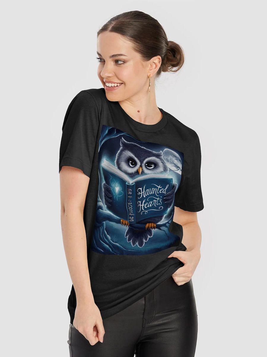 Owl reading a book t-shirt, halloween theme product image (8)