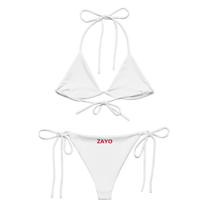Crimson Horizon String Bikini Set product image (2)