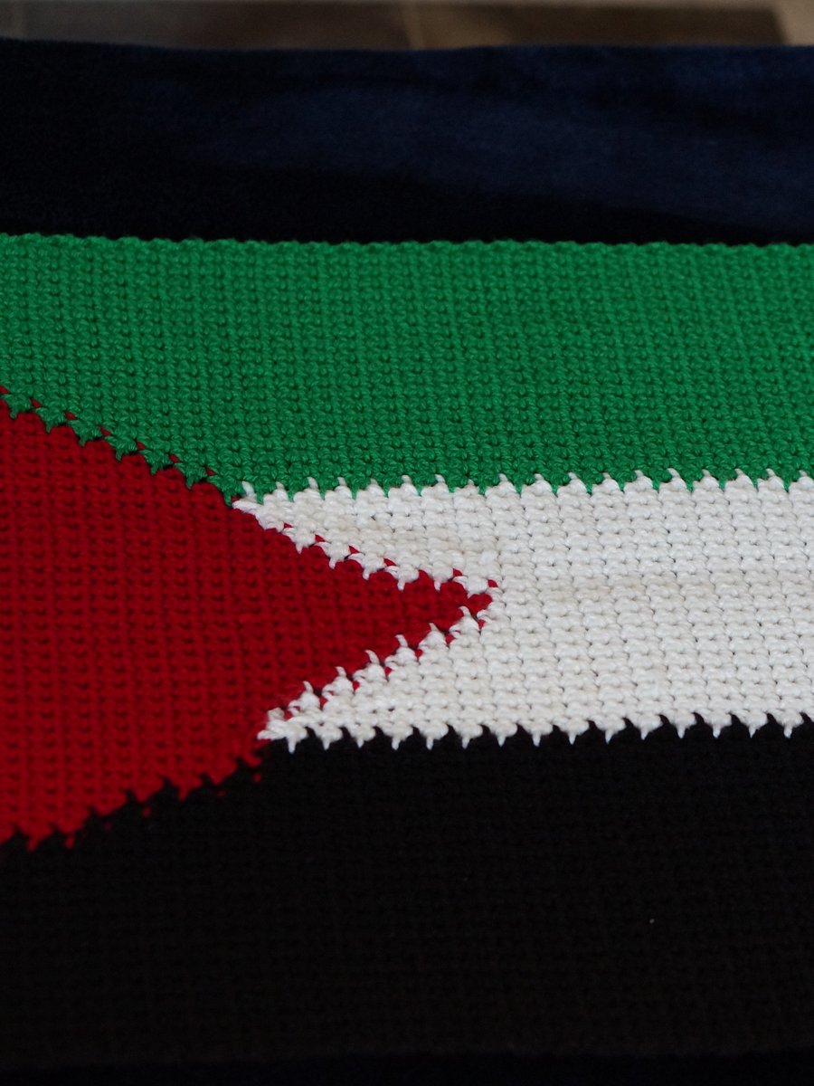 Palestinian flag crochet pdf pattern product image (2)
