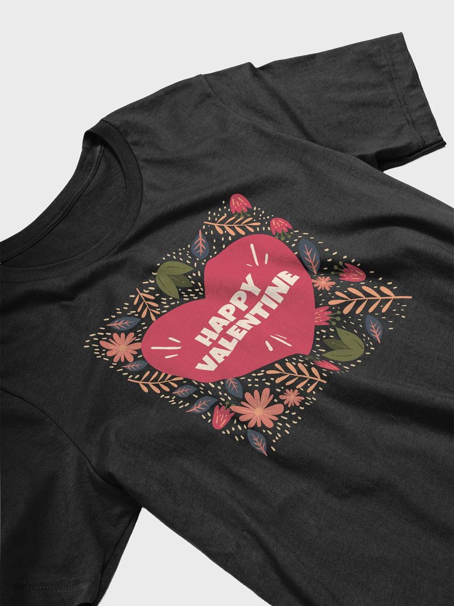 Valentine's Floral Heart T-Shirt product image (28)