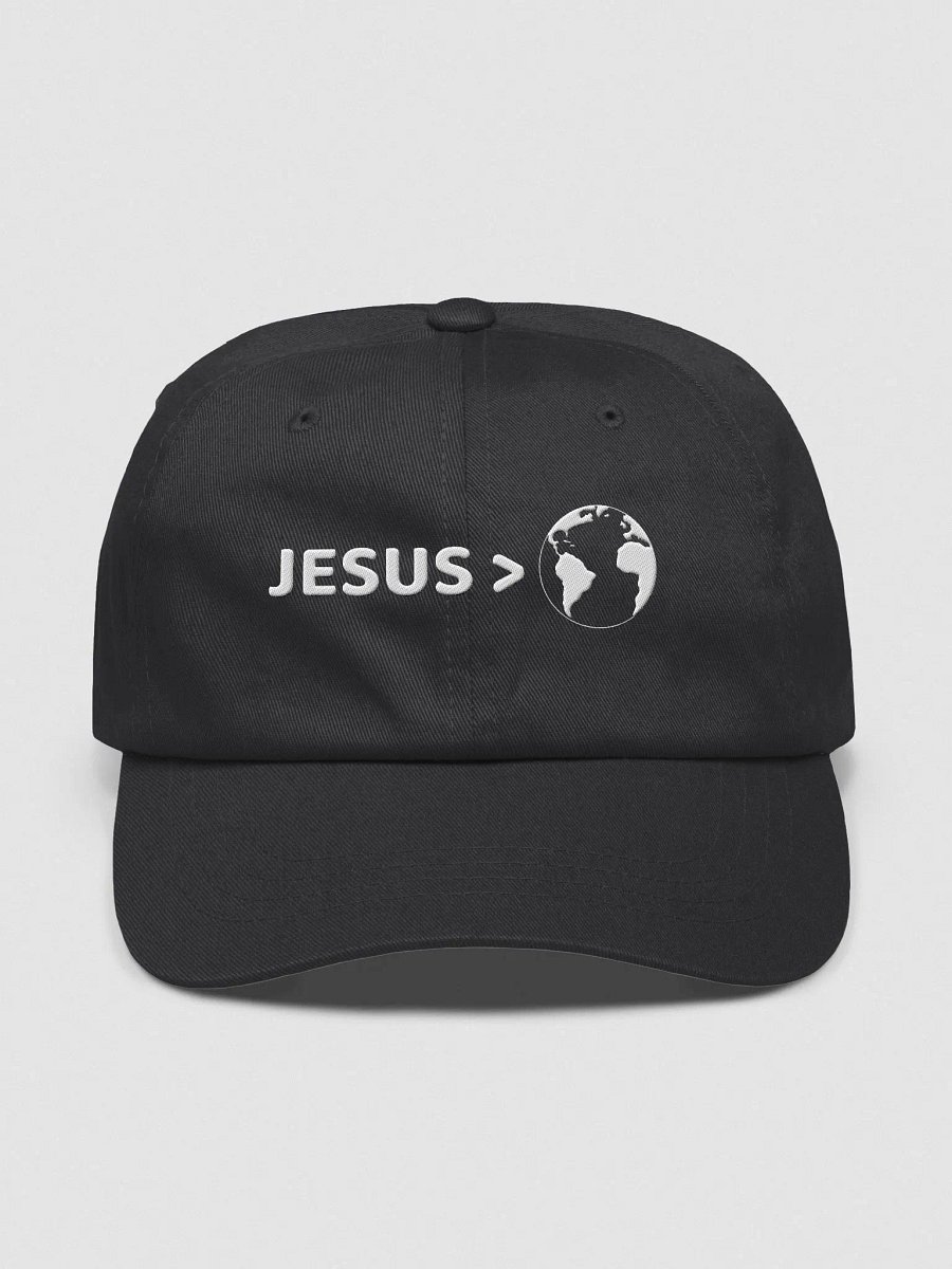 JESUS IS GREATER THAN THE WORLD HAT product image (1)