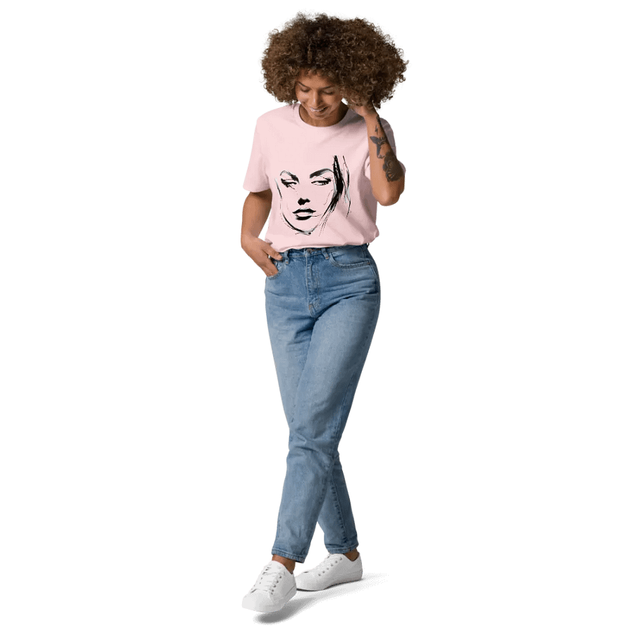 Glam Face Organic Tee product image (8)