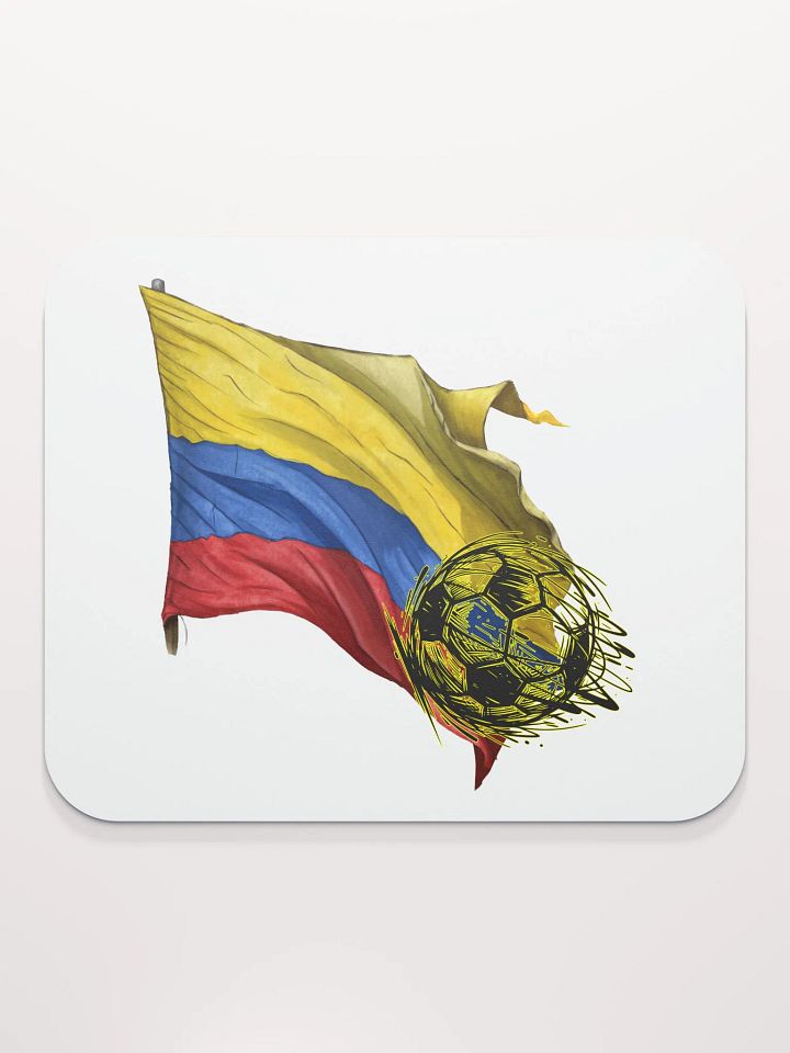 Colombian Flag Soccer Mouse Pad product image (2)