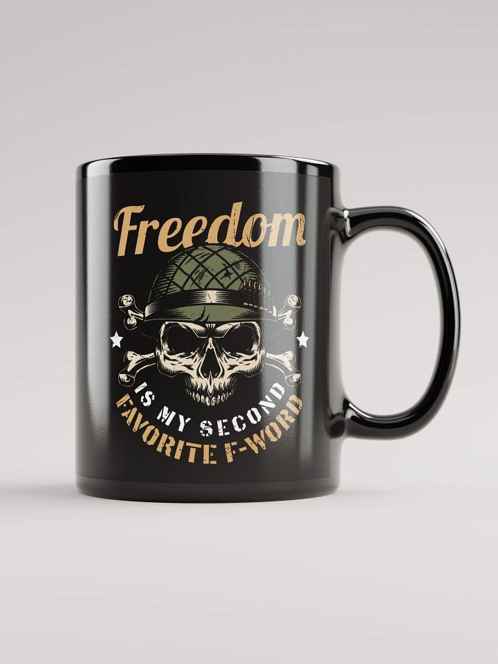 Freedom Graphic Black Mug product image (1)