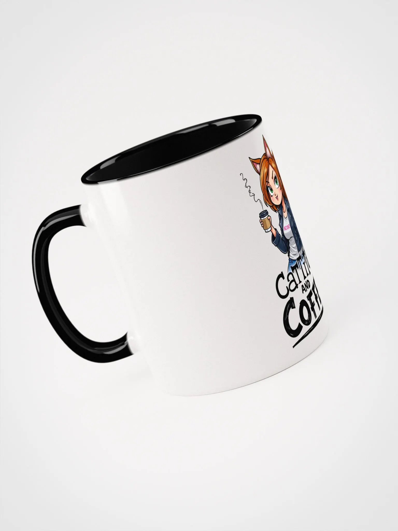 Cat-Titude and Coffee Ceramic Mug product image (37)
