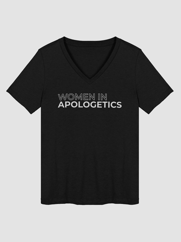 Women in Apologetics Super Soft Relaxed-fit Women's V-Neck T-Shirt product image (1)