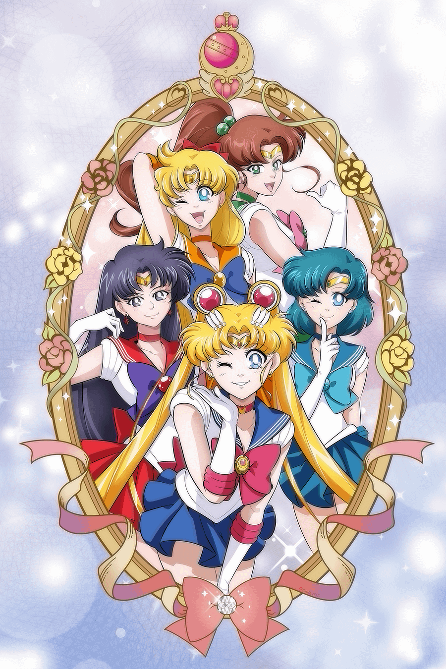 Inner Sailor Guardians Mini Print product image (1)