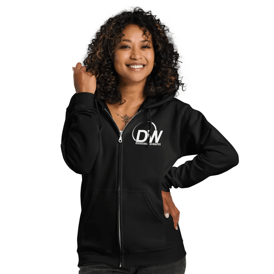 Dodgeball Winnipeg Zip-Up Hoodie (Light) product image (8)