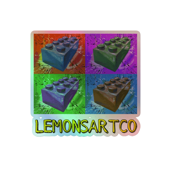 POP Bricks Quattro Holographic Stickers product image (2)