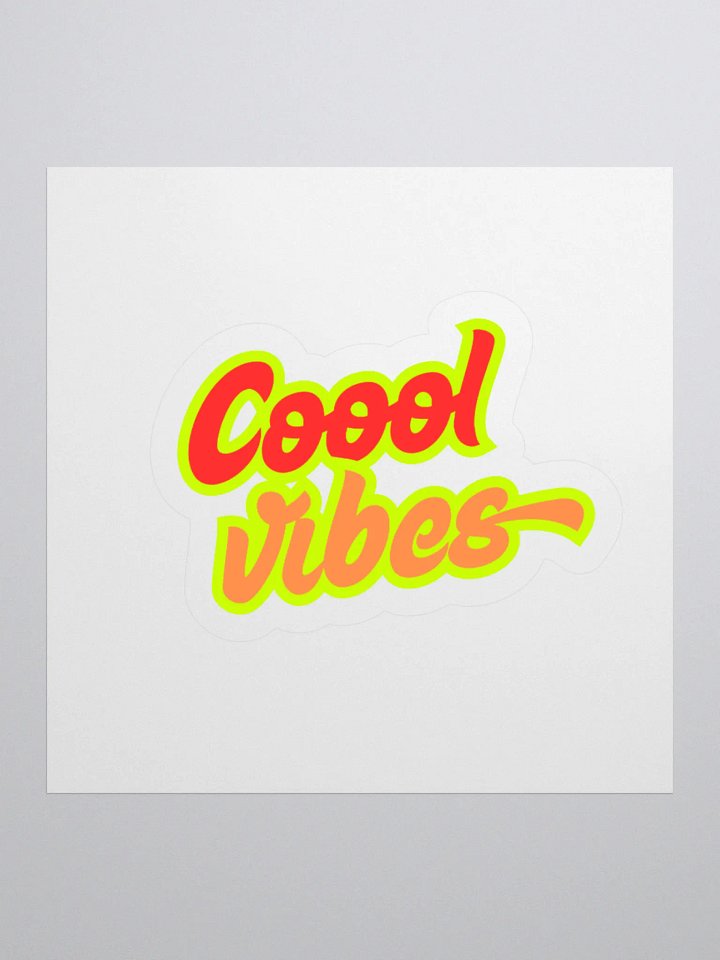 Coool Vibes Stickers product image (1)