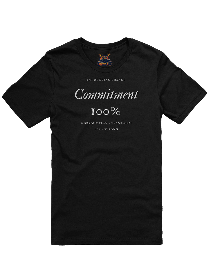 Bella+Canvas - 100% Commitment Motivational Tee product image (5)