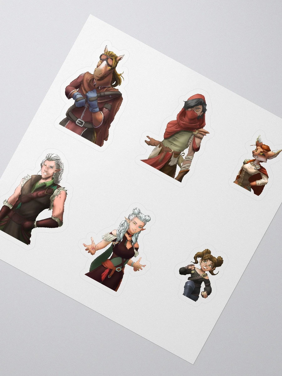 The Red Winds Character Stickers! product image (4)