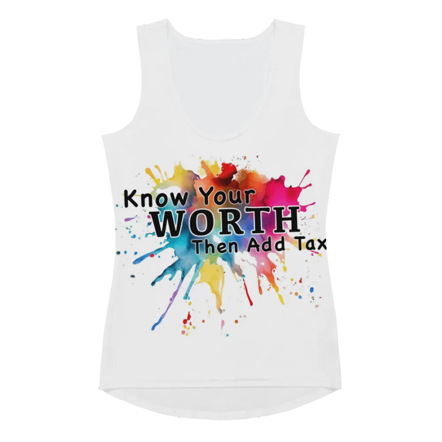 Know Your Worth Female Tank Top product image (2)