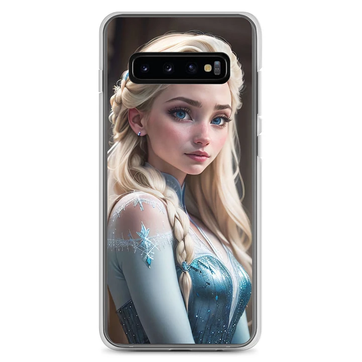 Elsa Frozen Inspired Samsung Galaxy Phone Case - Fits S10 to S24 Series - Snow Queen Design, Durable Protection product image (1)