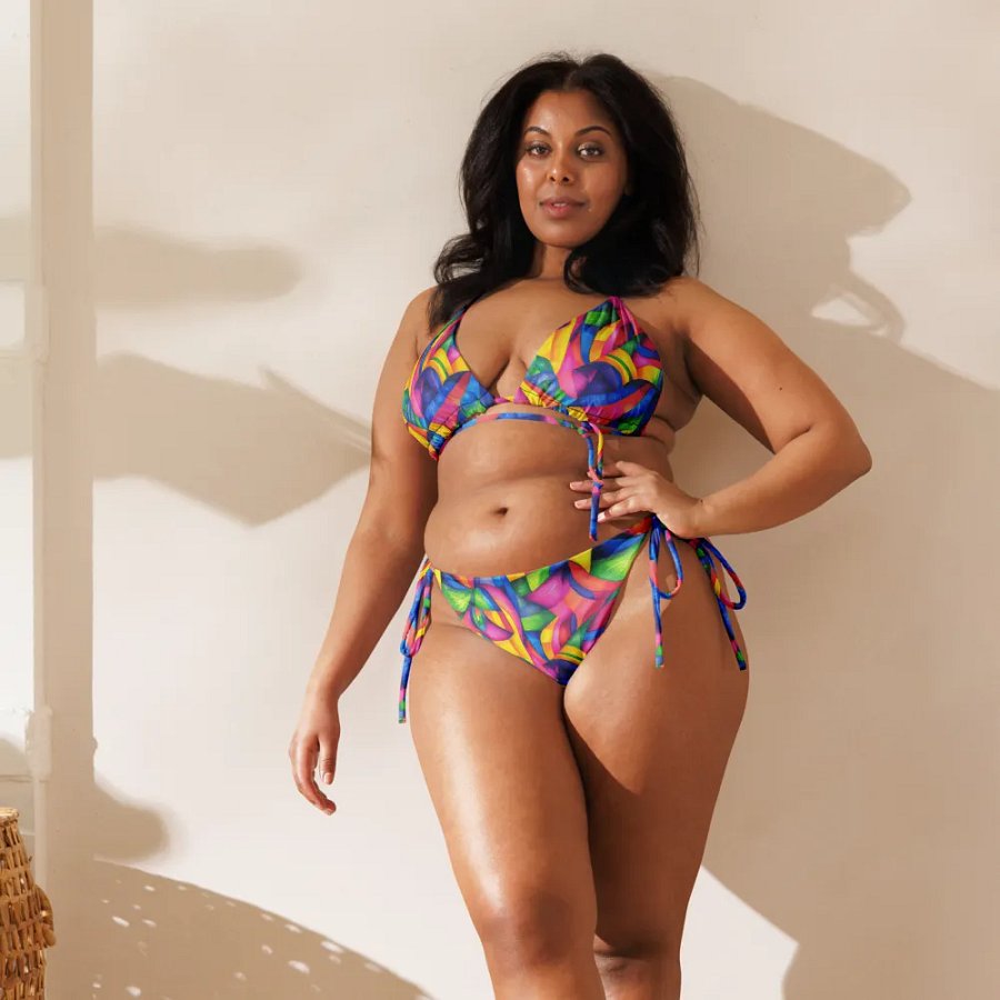 Kaleidoscope Dream All-Over Bikini Set product image (7)