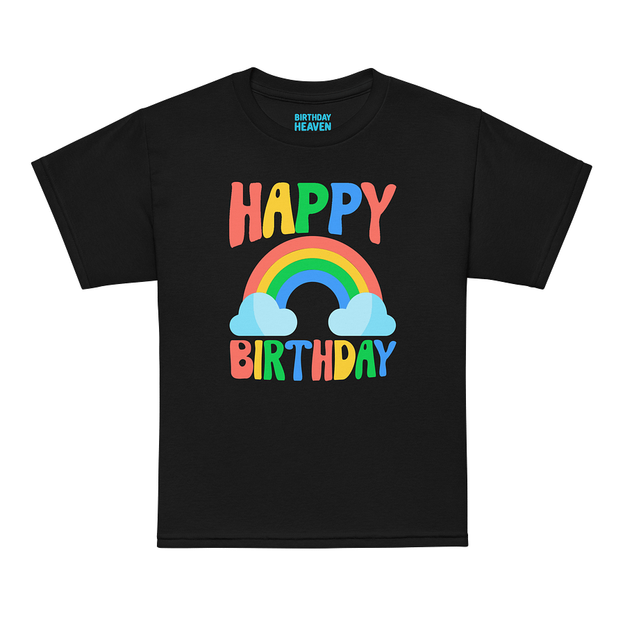 Happy Birthday (Rainbow) T-Shirt For Kids product image (7)