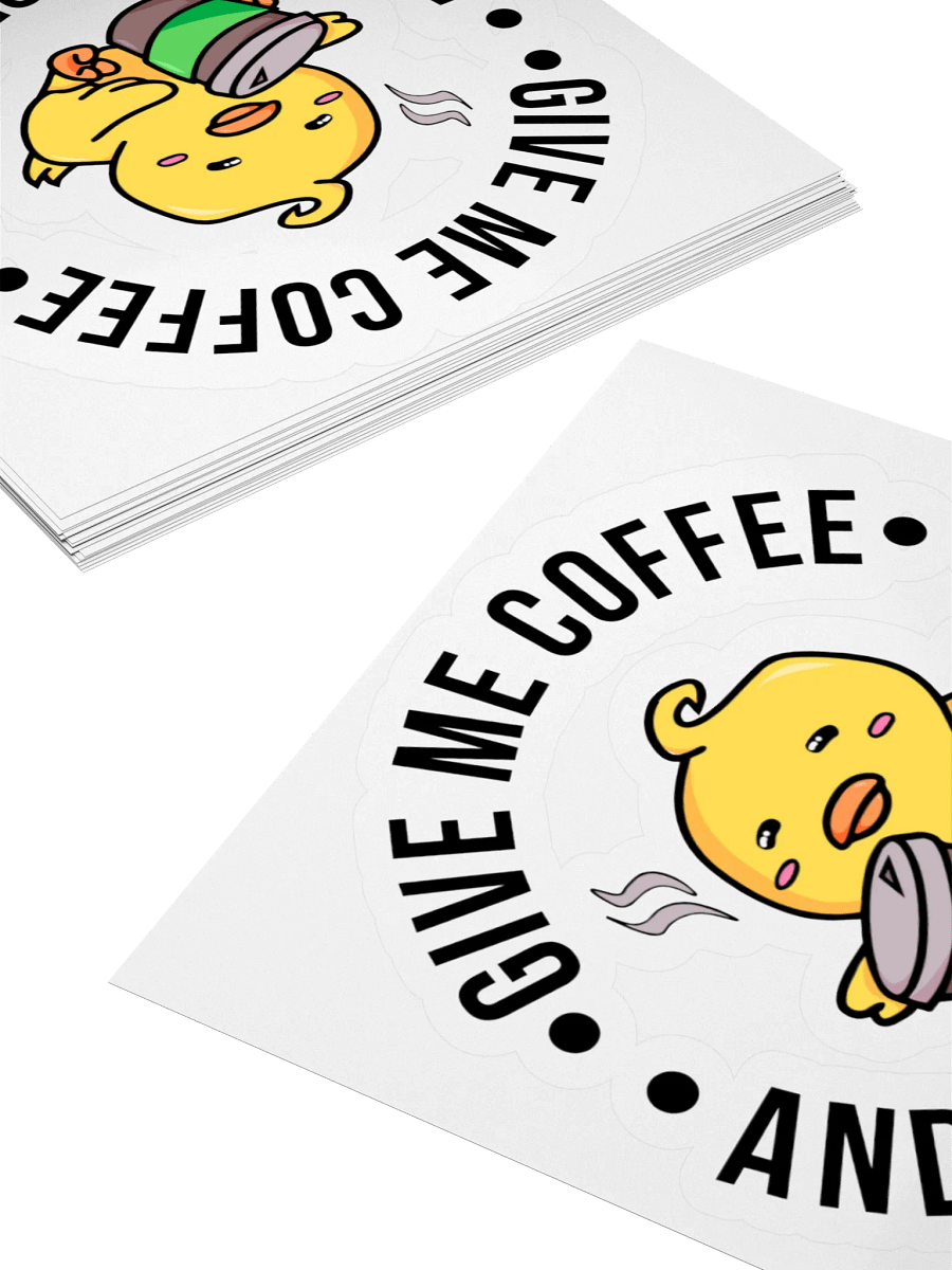 Give Me Coffee Sticker product image (12)