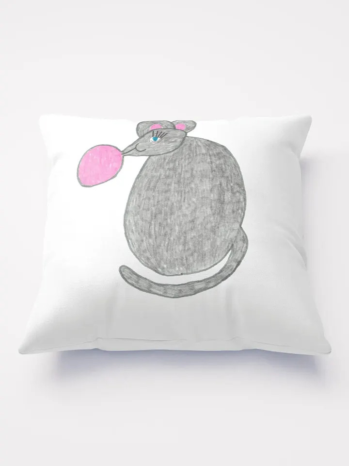 Bubblegum mouse pillow product image (2)