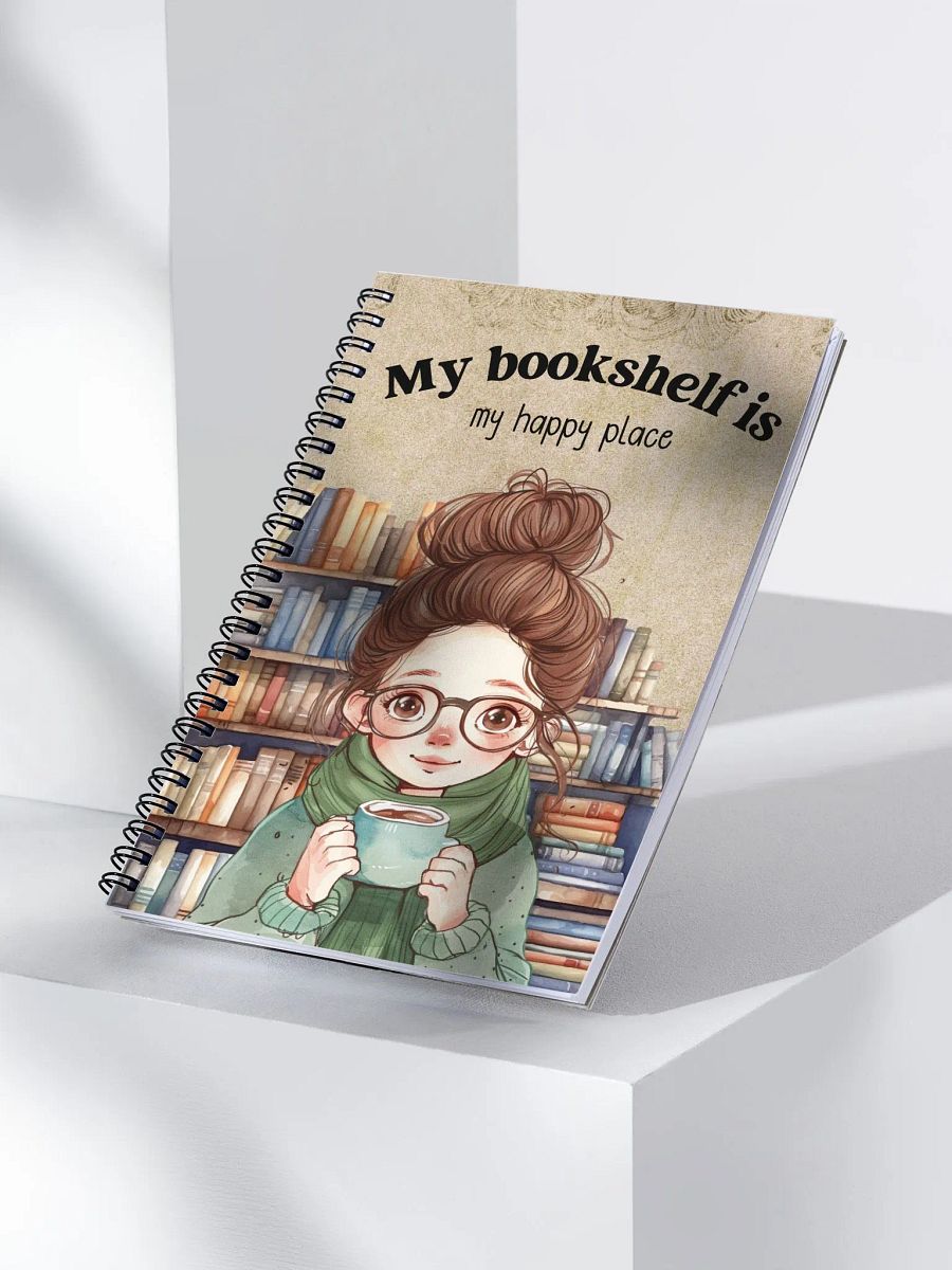 My bookshelf is my happy place reading journal product image (4)