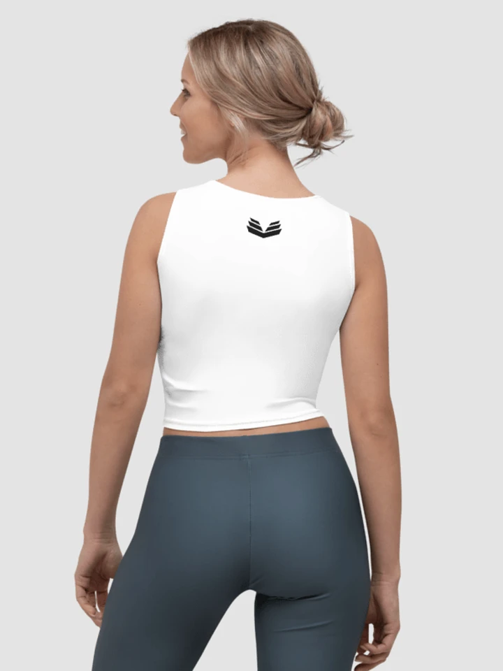 Signature Crop Top Tee - White product image (1)