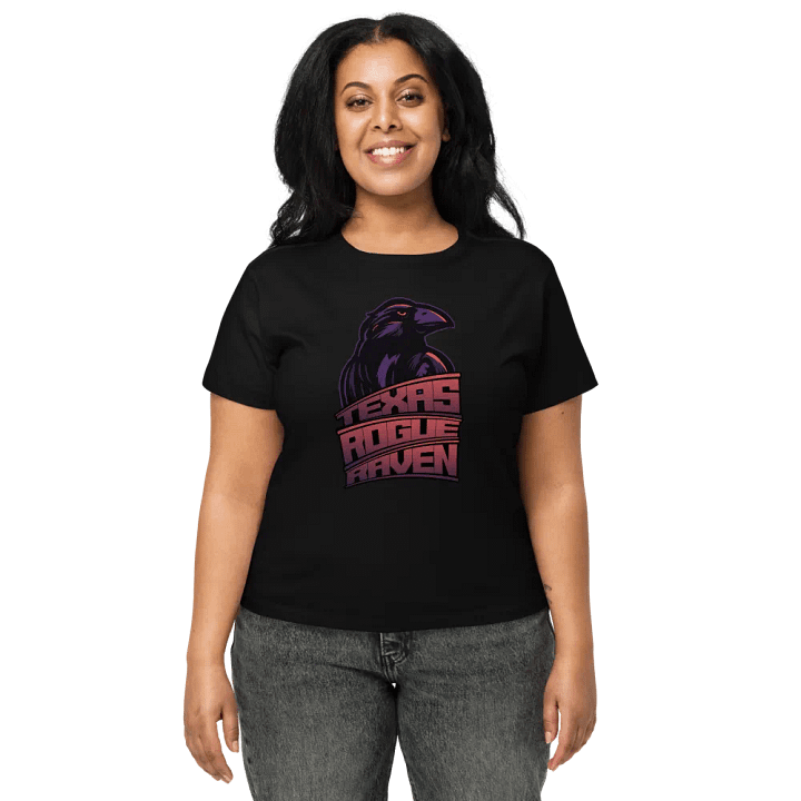 Intense Raven Graphic High-Waisted Tee product image (1)