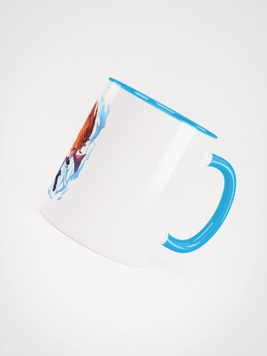 Tartaglia Genshin Impact Ceramic Mug – Blue Handle & Interior product image (5)