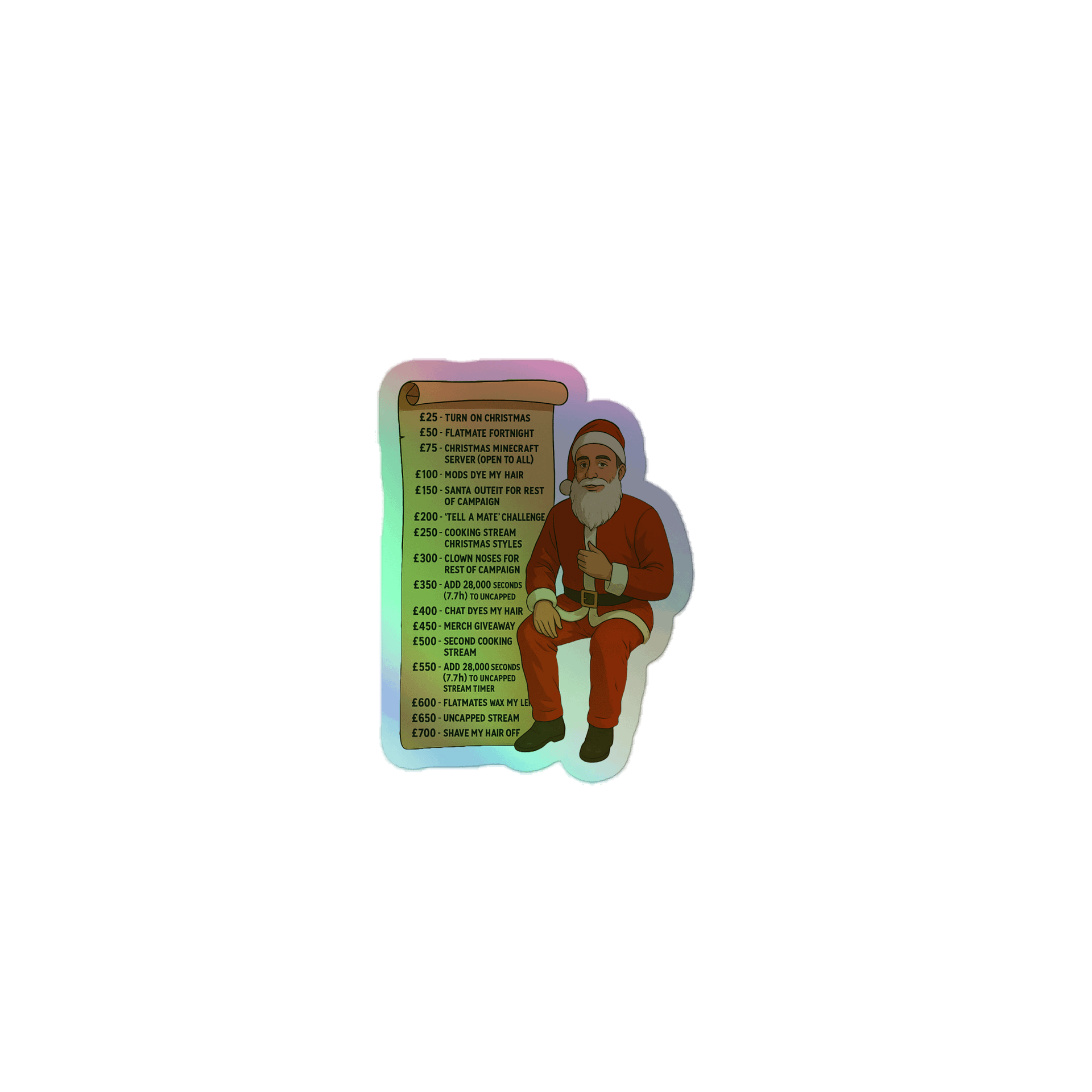 Samta's Fundraising Fun Sticker Sheet product image (1)