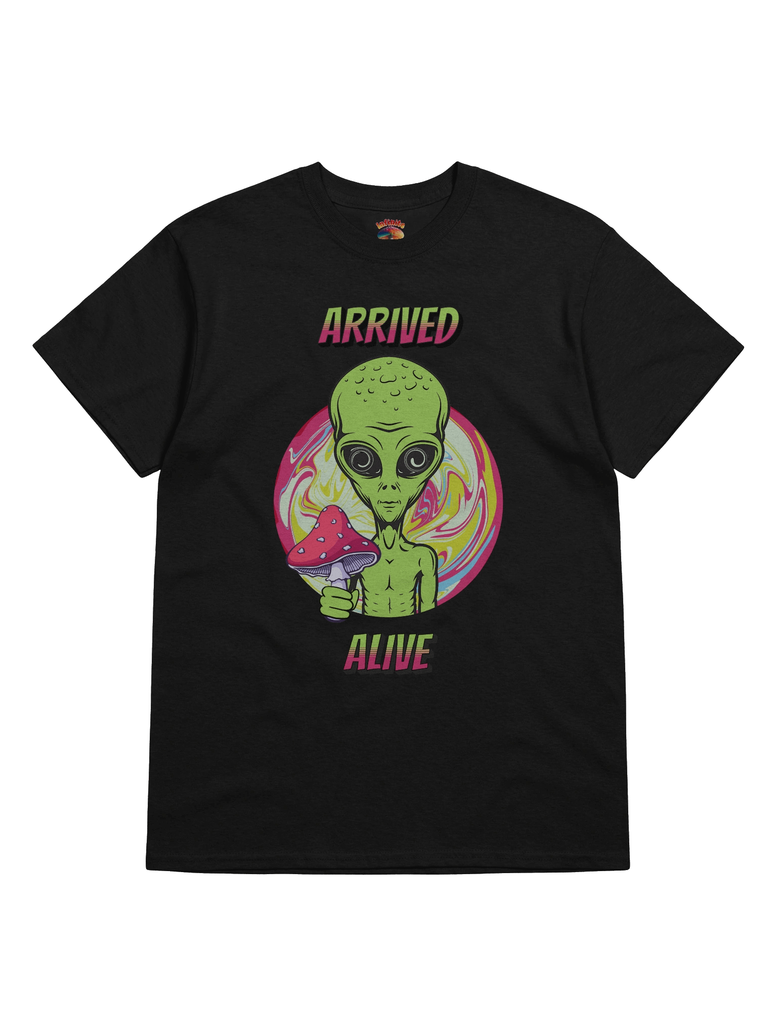ARRIVED ALIVE ALIEN T-SHIRT product image (52)