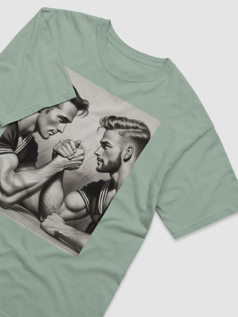 Heavyweight T Shirt. Come and Get It Sailors Gay Pride Graphic Design product image (3)