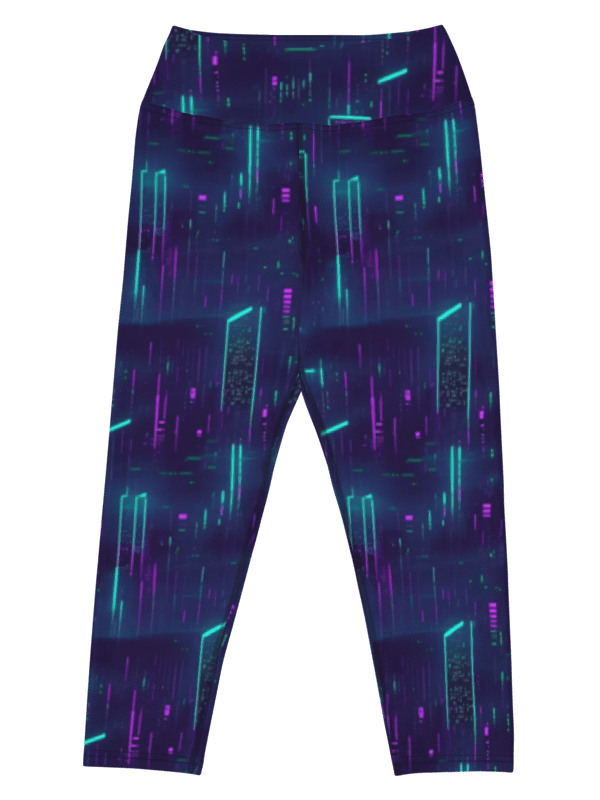 Neon City Yoga Capri Leggings product image (1)