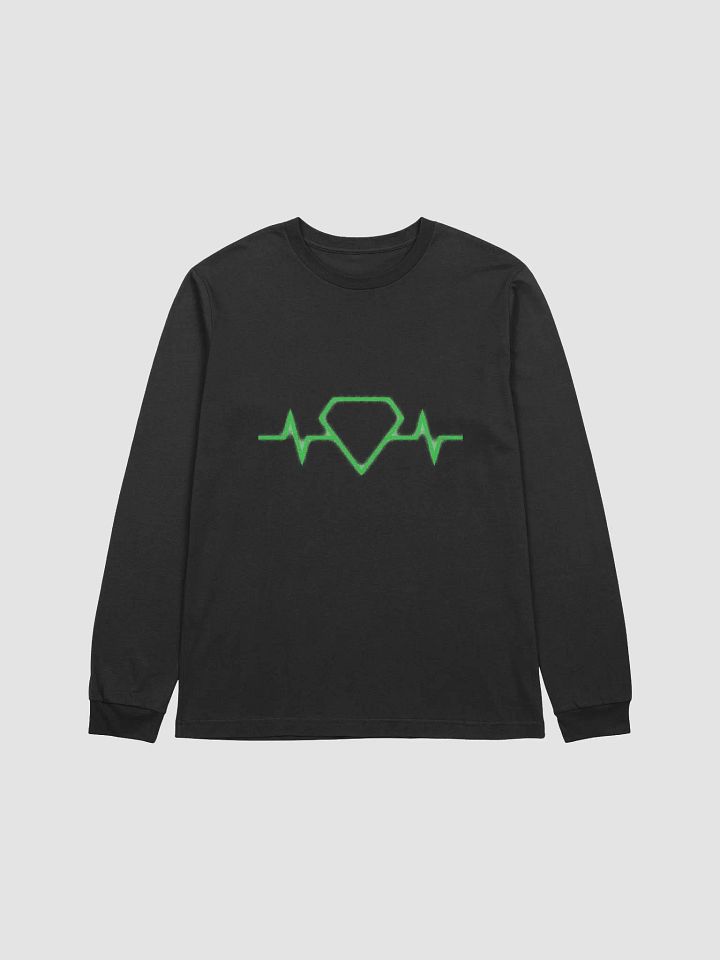EKG - Longsleeve Tee - Black + Green product image (1)