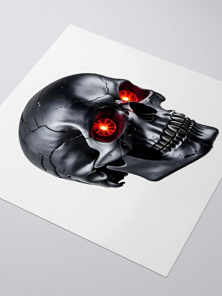 Channel Emote Sticker: Black Skull product image (1)