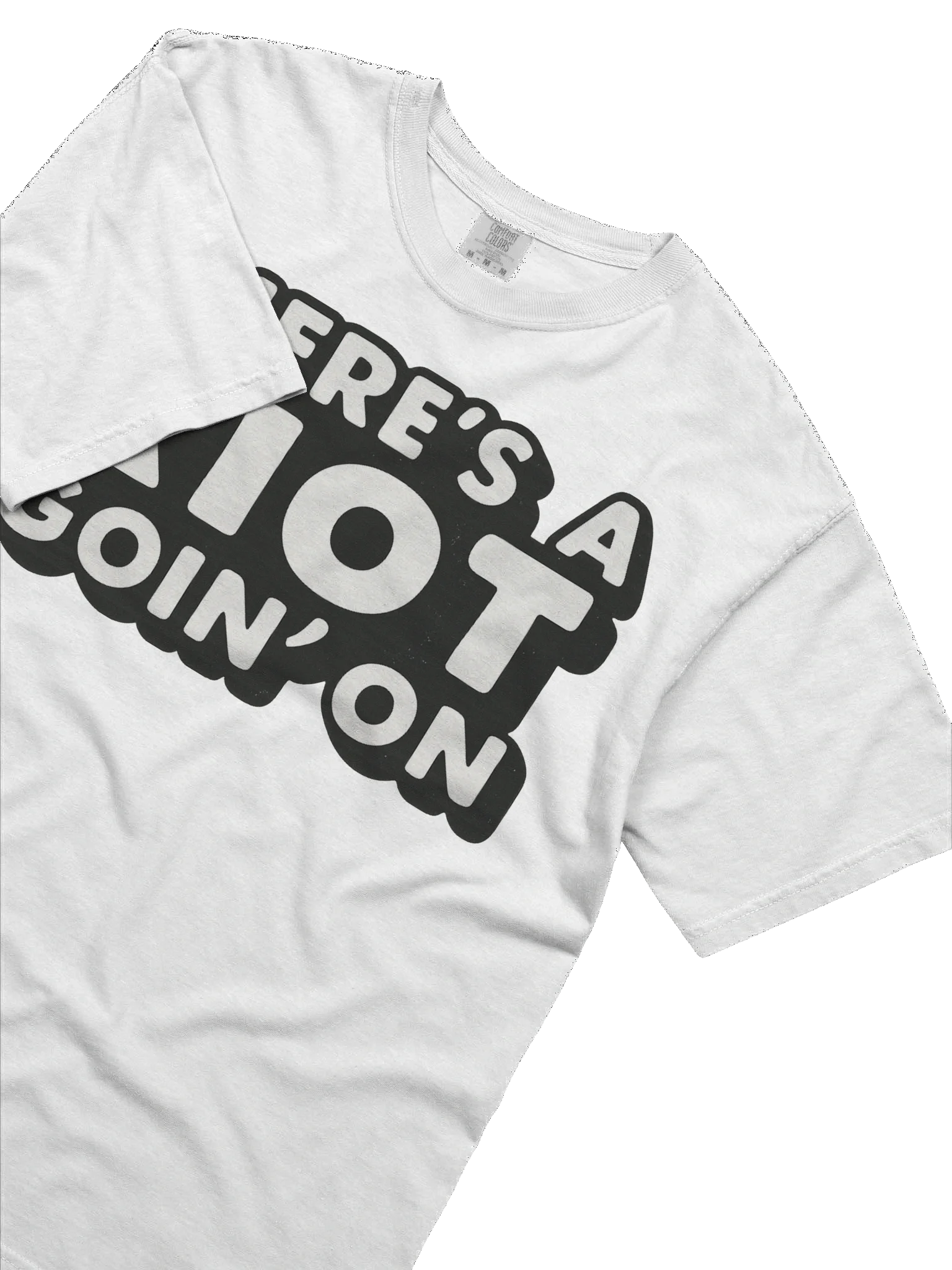 TERE’S A RIOT GOIN’ON – Black & White Typography product image (54)