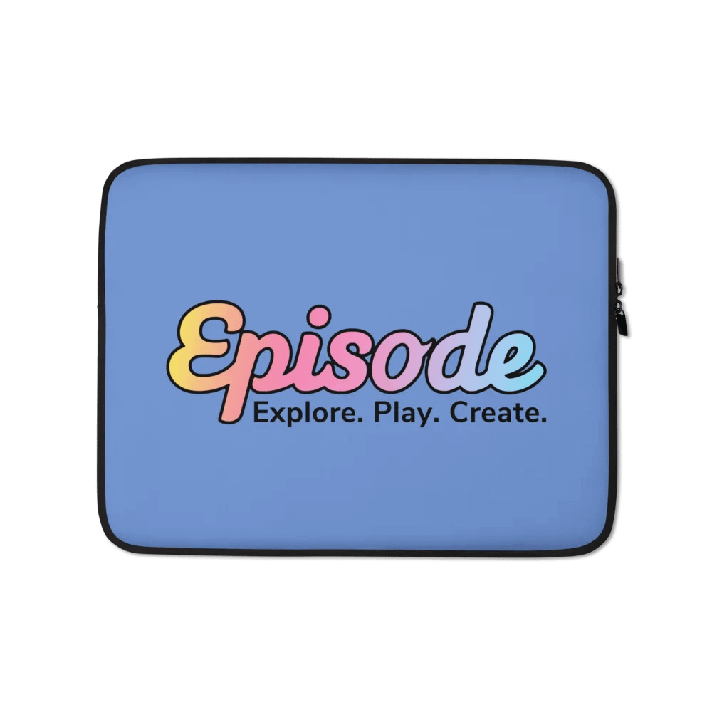 Episode Laptop Sleeve Blue With Gradient Logo product image (1)